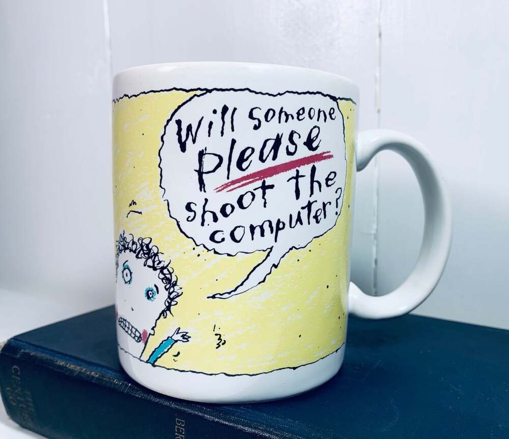 Shoot This Computer ! Coffee cup mug
